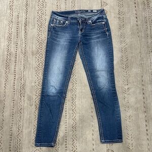 Miss Me Dark Blue Skinny Jeans